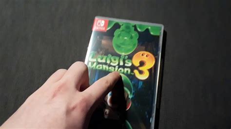 Luigi S Mansion 3 For Nintendo Switch Game Unboxing YouTube