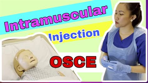 Intramuscular Injection IM OSCE 2021 YouTube