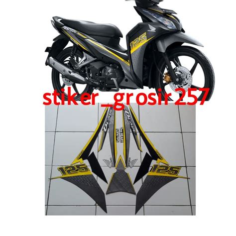 STIKER STRIPING LIS BODY MOTOR HONDA BLADE RACING 125 2016 2017 FI