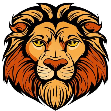 Premium Vector Realistic Lion Roar Illustration