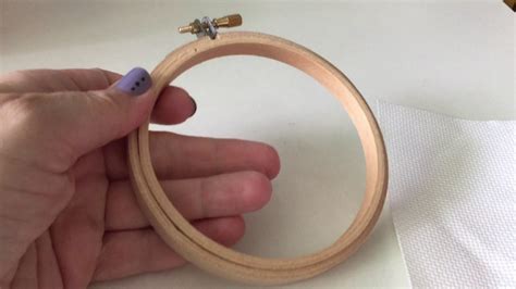 Cross Stitch How To Find The Center And Hoop Youtube