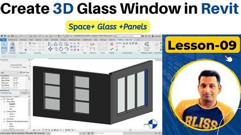 Revit Tutorials Create Glass Window In Revit Revit Curtain Wall