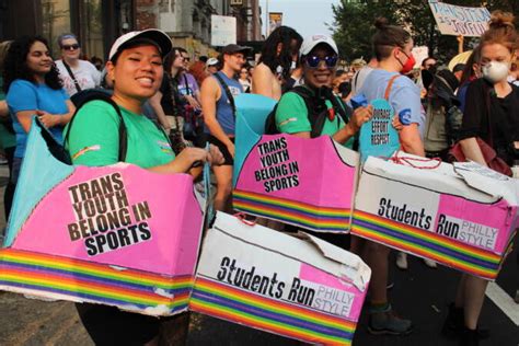 Hundreds protest Moms for Liberty in Philadelphia - WHYY