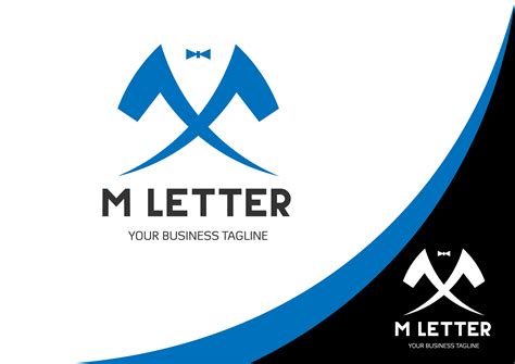 M Letter Logo Design Template Graphic by Dizblast · Creative Fabrica