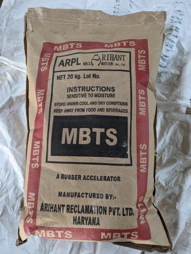 Accelerators Mbts Rubber Chemicals Packet Packaging Size 20 Kgs At