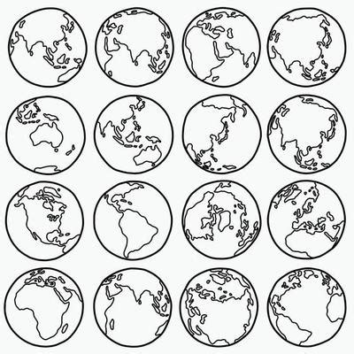 Earth Doodle Vector Art, Icons, and Graphics for Free Download