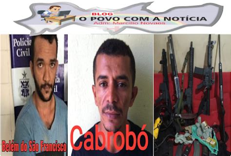 Criminosos do Novo Cangaço sendo um de Cabrobó e um Belém do São