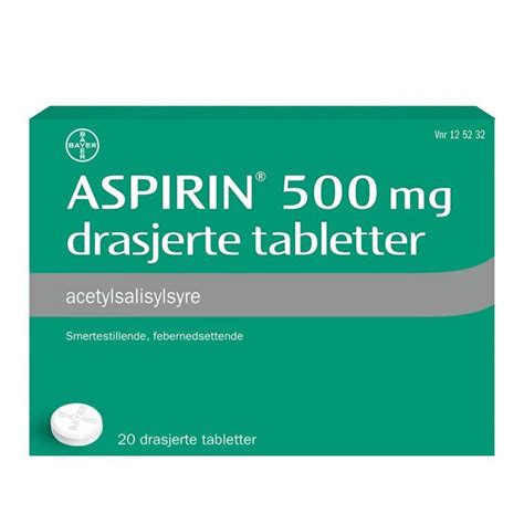 Kjøp Aspirin Tabletter 500 Mg Med24 No