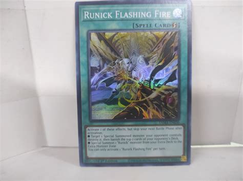 Runick Flashing Fire Super Rare Yugioh Meses Sin Intereses