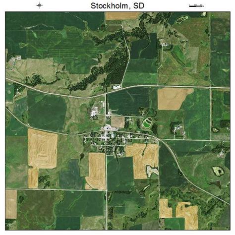 Aerial Photography Map Of Stockholm Sd South Dakota