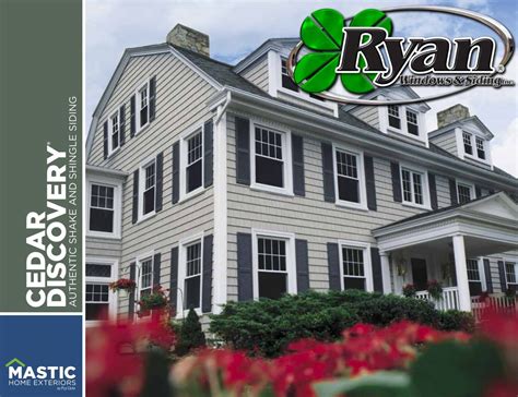 Mastic Vinyl Siding Cedar Discovery Siding Ryan Windows And Siding