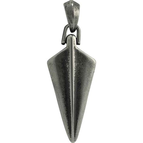 Stainless Steel Arrowhead Pendant