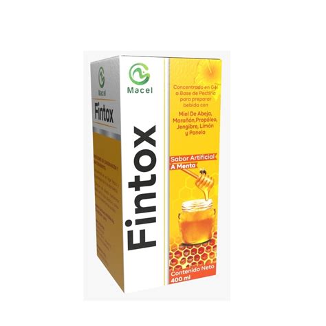 Fintox Jarabe Con Miel De Abeja Mara On Propoleo Jengibre Lim N Y