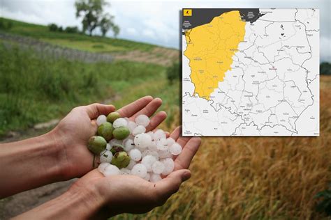 Pogoda Od zachodu uderzą burze z gradem ulewami i silnym wiatrem