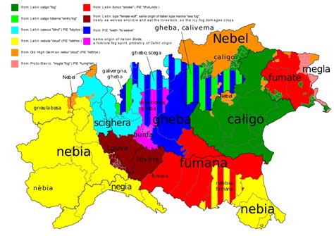 Italian Language Map