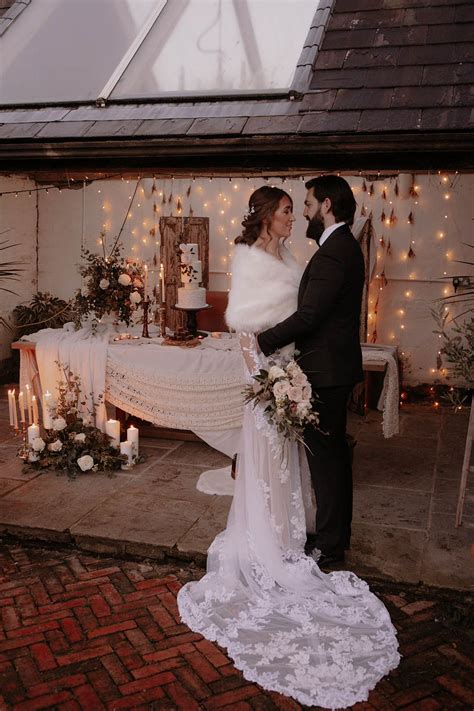 Rustic Winter Wedding At Barlow Woodseats Hall With Cost Candlelight