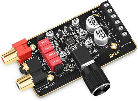 DC 12V 24V Audio Amplifier Board DROK 15W 15W Digital Audio Stereo