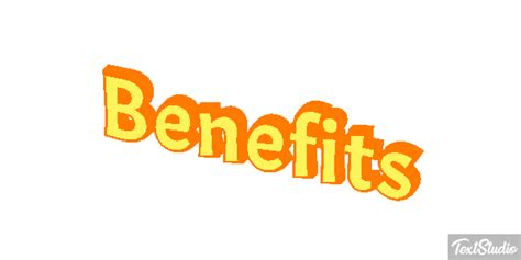 Benefits Word Animated  Logo Designs