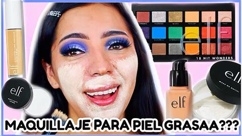 Probando Maquillaje Matificante A Prueba De Piel Grasa Elf Cosmetics