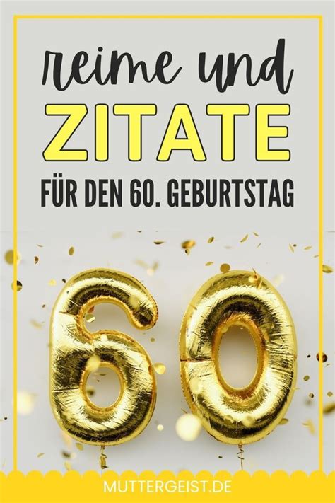 Es läuft rund 60 reime und zitate für den 60 geburtstag Artofit