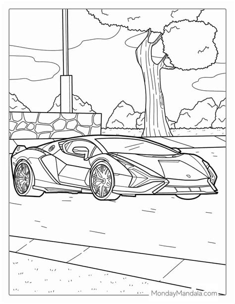 24 Lamborghini Coloring Pages (Free PDF Printables)