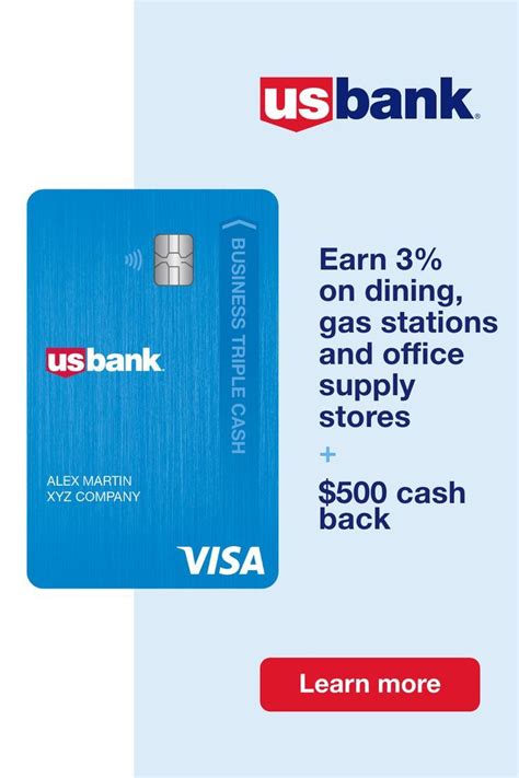 U.S. Bank Triple Cash Rewards Visa® Business Card. | Business credit ...