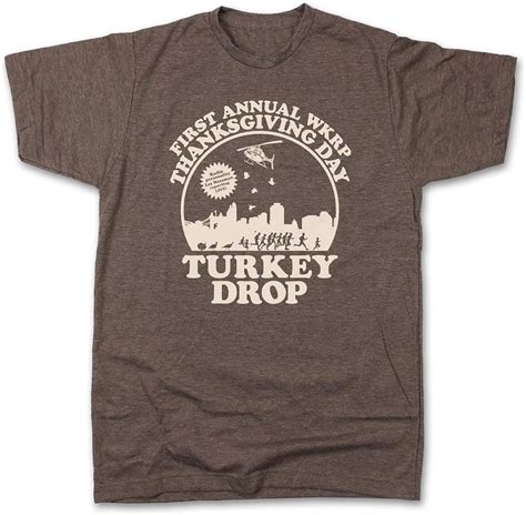 The Original WKRP Turkey Drop T Shirt Cincinnati Apparel