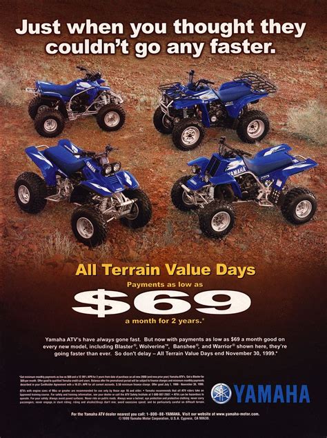 Yamaha Atv Ad Tony Blazier Flickr