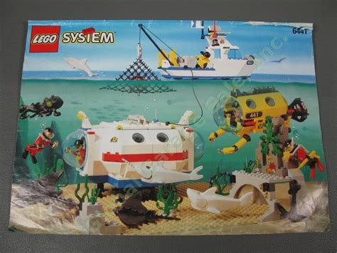 Complete Lego Town Divers Deep Reef Refuge Set Instruction