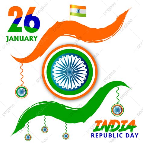 India Republic Day Vector Art Png Republic Day Of India Transparent