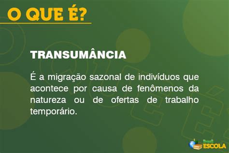 O Que É Transumância