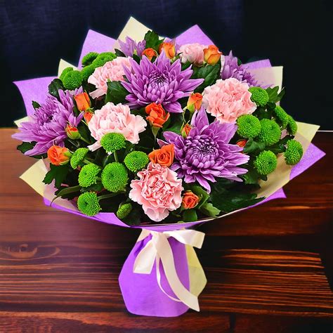 Bouquet with chrysanthemum