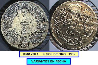 Numismatica Del Peru Monedas Peruanas Peruvian Coins Sol De Oro