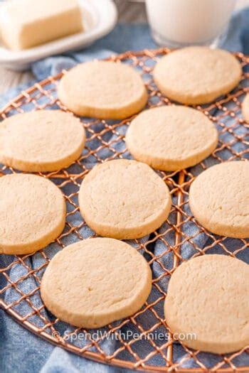 Slice And Bake Butter Cookies Icebox Cookies 6 Ingredients Spend With Pennies