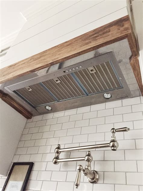 Ten June Farmhouse Shiplap Kitchen Vent Hood