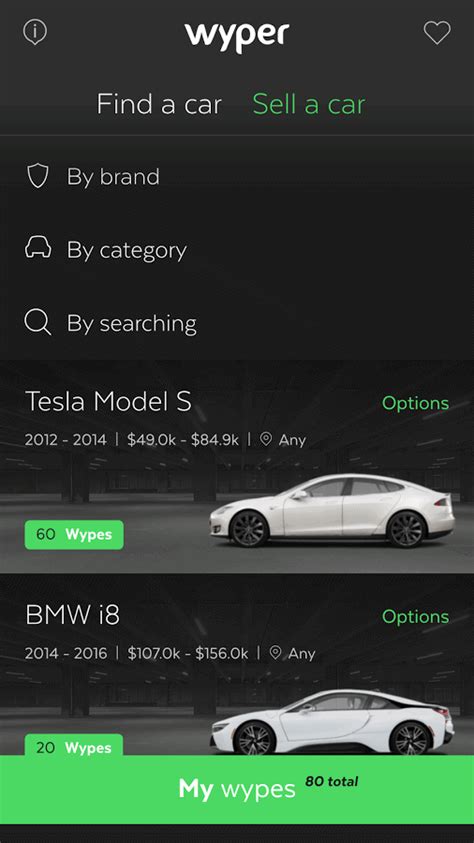 Find Your Next Car with Wyper for Android