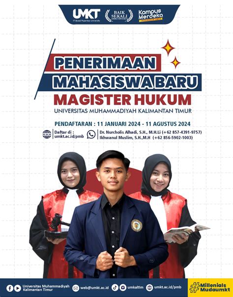 Penerimaan Mahasiswa Baru Program Studi Magister Hukum