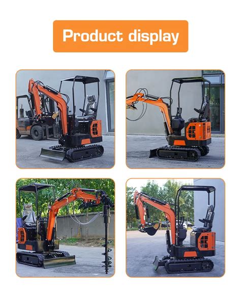 Mini Micro Crawler Bagger Bager Digger Zero Tail New Farm Miniexcavator