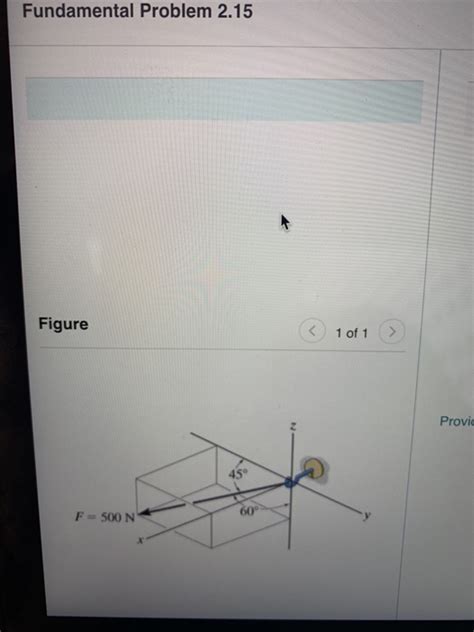 Solved Fundamental Problem 215 Figure 1 Of 1 Provi 45°