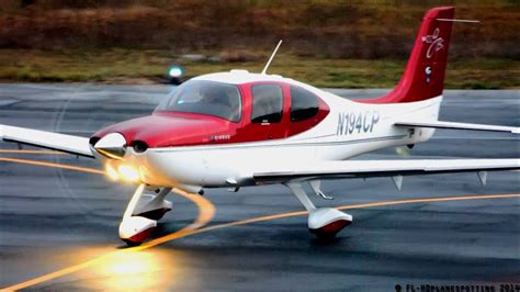 Tower View Cirrus Sr22 N194cp Landing At Albi Le Séquestre Airport