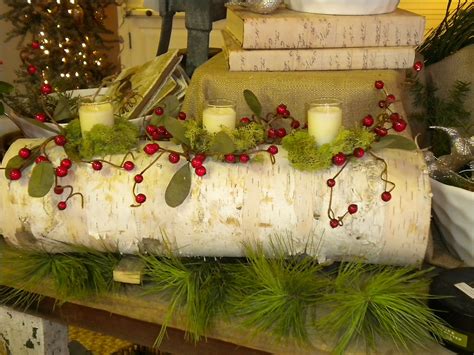 30 Diy Log Christmas Decoration Decoomo