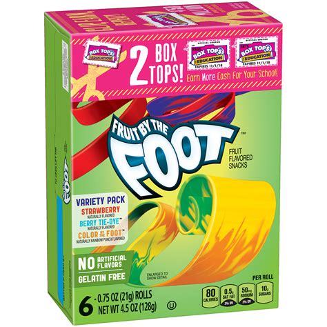 Betty Crocker Fruit By The Foot Strawberry Berry Tie Dye Color By The Foot Variety Pack Fruit