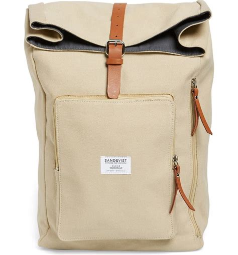 Sandqvist 'Jerry' Canvas Roll Top Backpack | Nordstrom