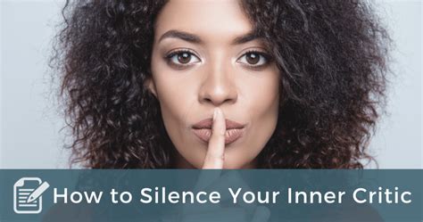 How To Silence Your Inner Critic Coach Approach Ministries