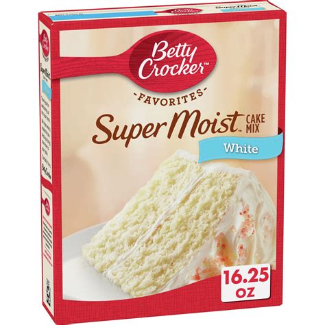 Betty Crocker Super Moist White Cake Mix Oz Walmart