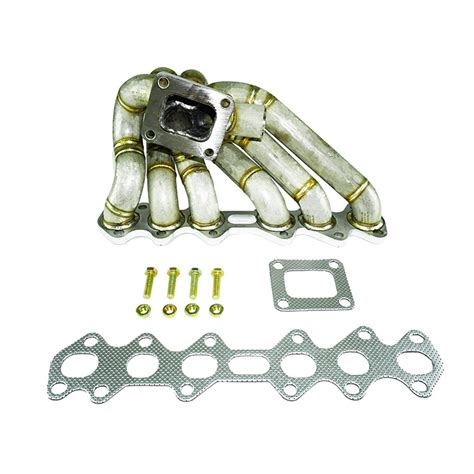 Exhaust Pipe Manifold Header T4 Flange For 1993 94 1995 96 1997 98