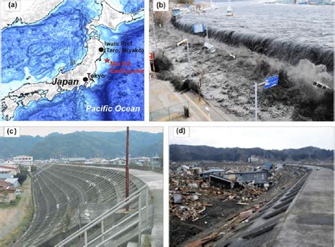 The Tohoku, 11 March 2011, Tsunami event of Japan: (a) epicentre ...