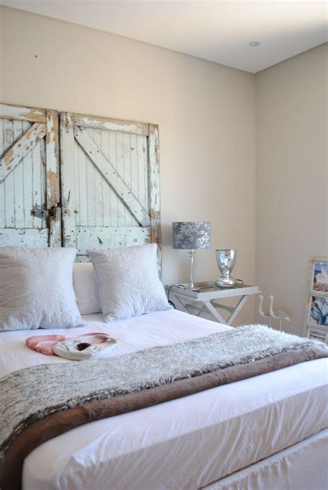 Coastal Chic Headboard For Shabby Chic Style Bedroom And Door Headboard