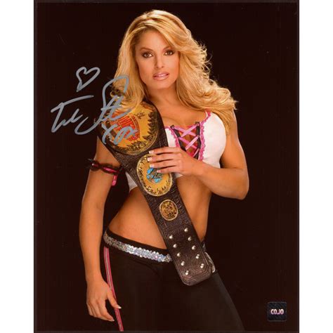 Trish Stratus Signed Wwe X Photo Inscribed Xox Cojo Coa