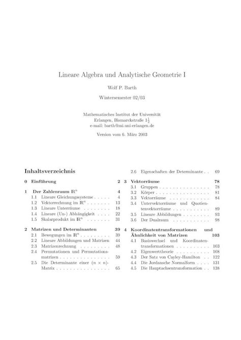 Pdf Vorlesung Vektorrechnung Analytische Geometrie Laset Dokumen Tips